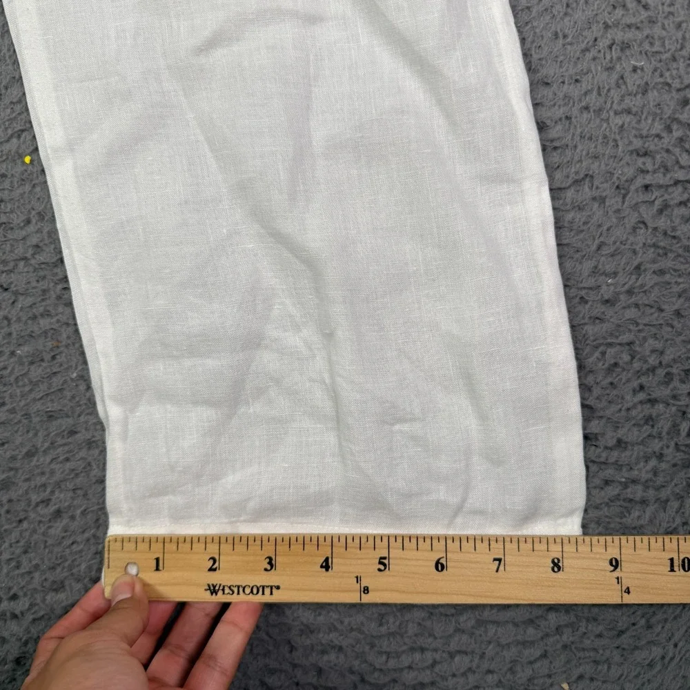 James Perse Pants Mens Size 3 (44x30) 100% Linen Drawstring Relaxed Trouser
